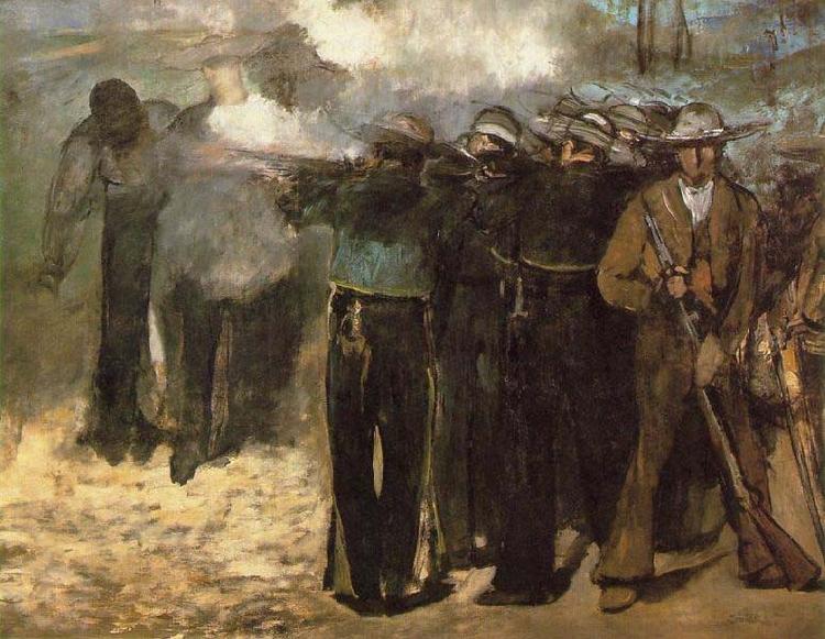 Edouard Manet The Execution of Emperor Maximilian, France oil painting art